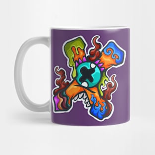 Alfabet Monster X Mug